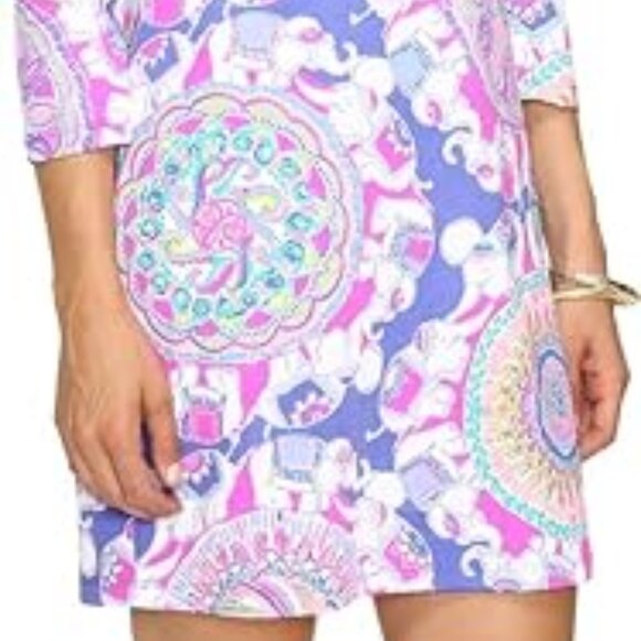 Lily Pulitzer Bay Dress In Multi Play That Trunky Music - XL - Picture 5 of 9
